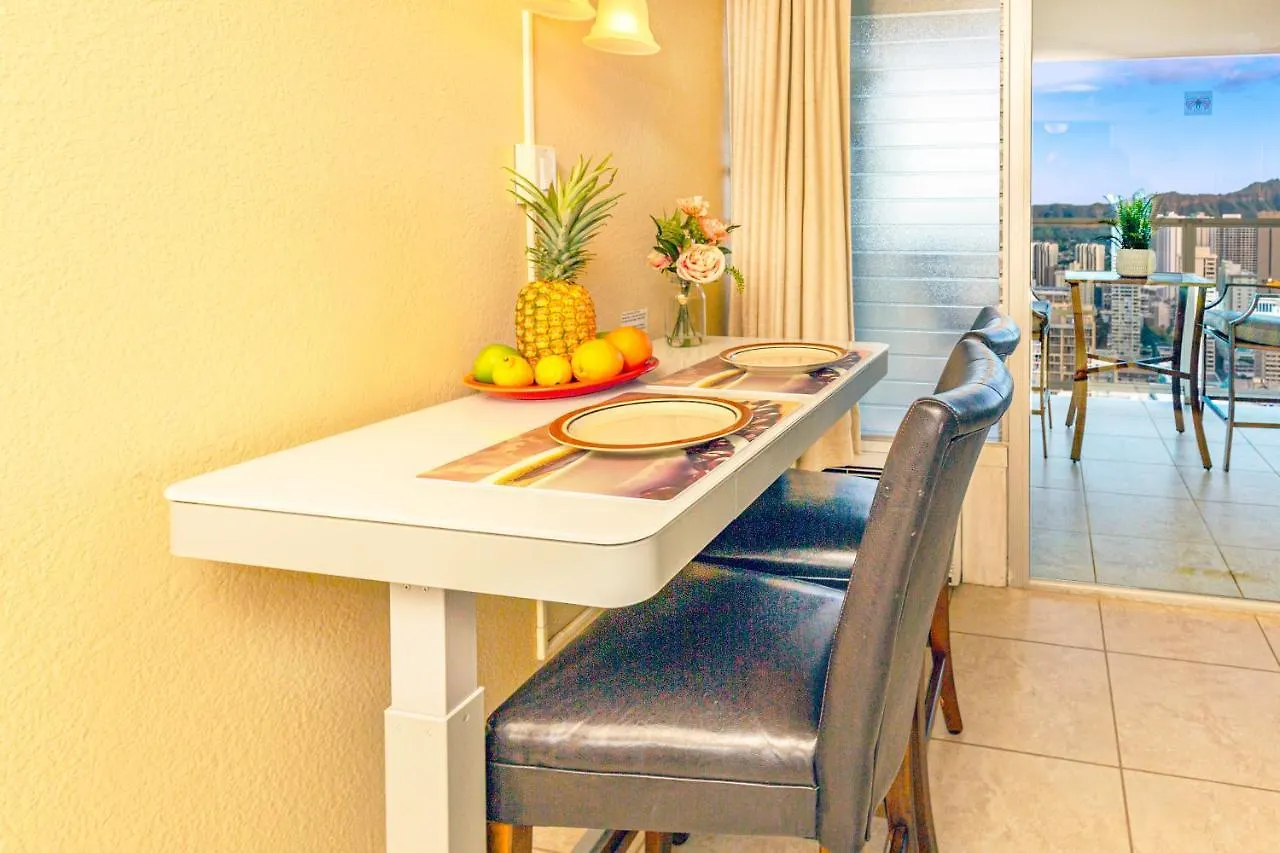 הונולולו Ocean & Diamond Head View Studio At Waikiki 0*,  ארצות הברית