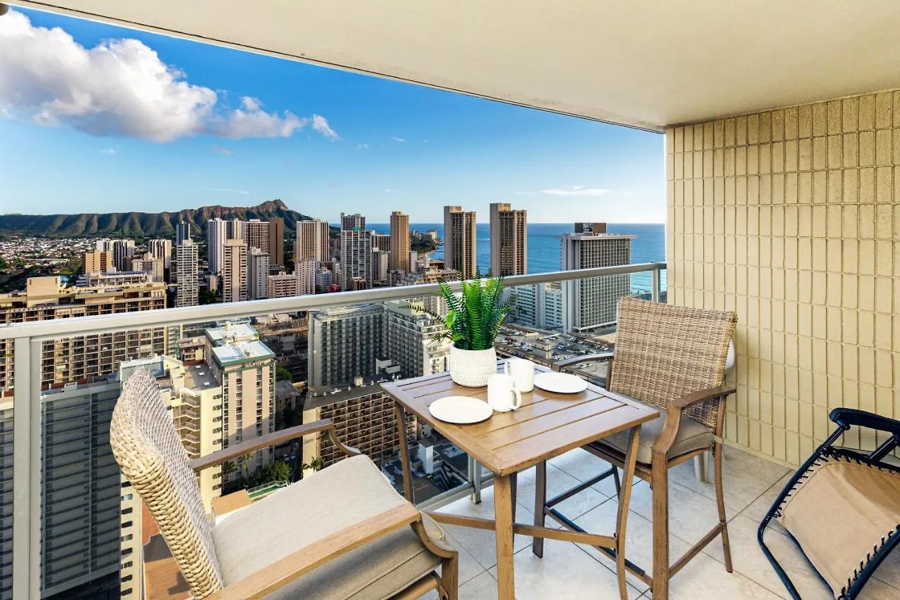 הונולולו Ocean & Diamond Head View Studio At Waikiki