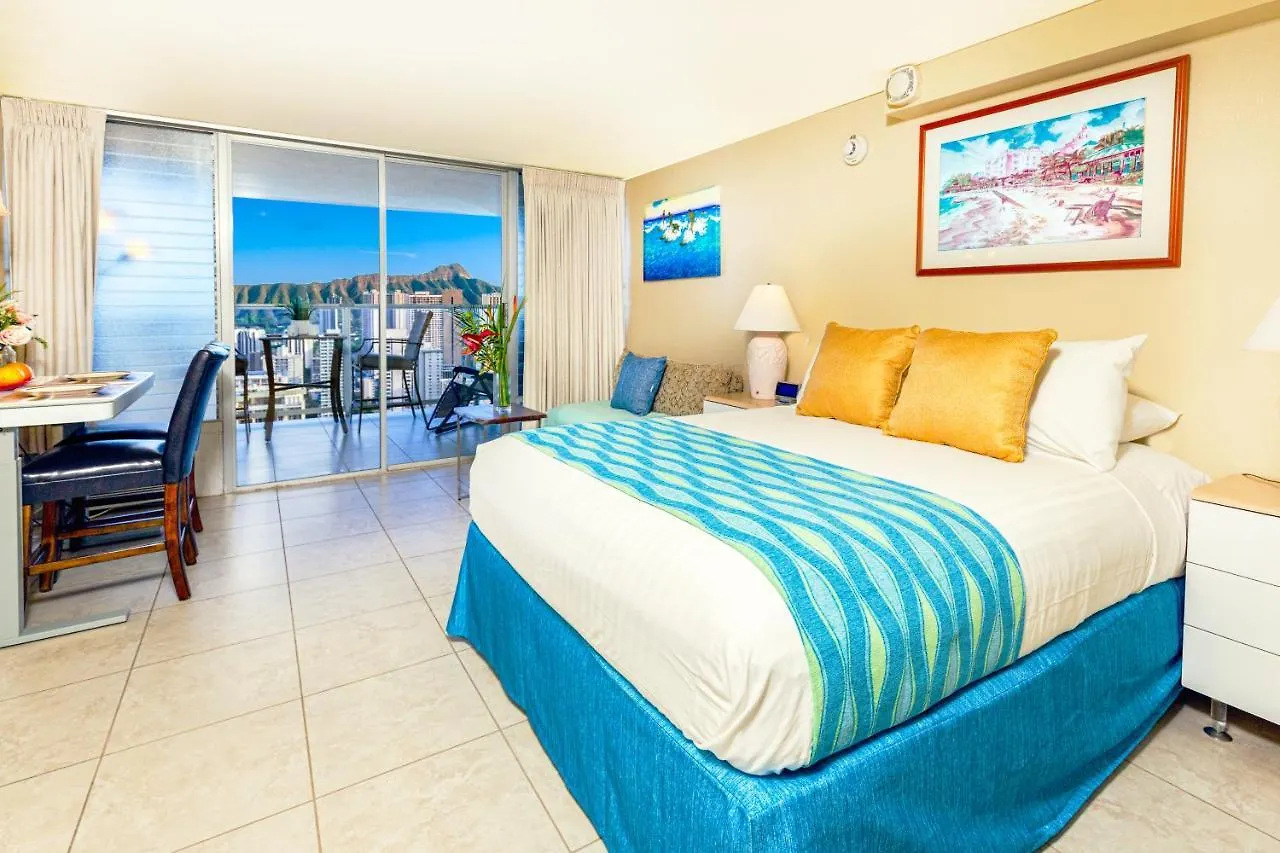 הונולולו Ocean & Diamond Head View Studio At Waikiki דירה